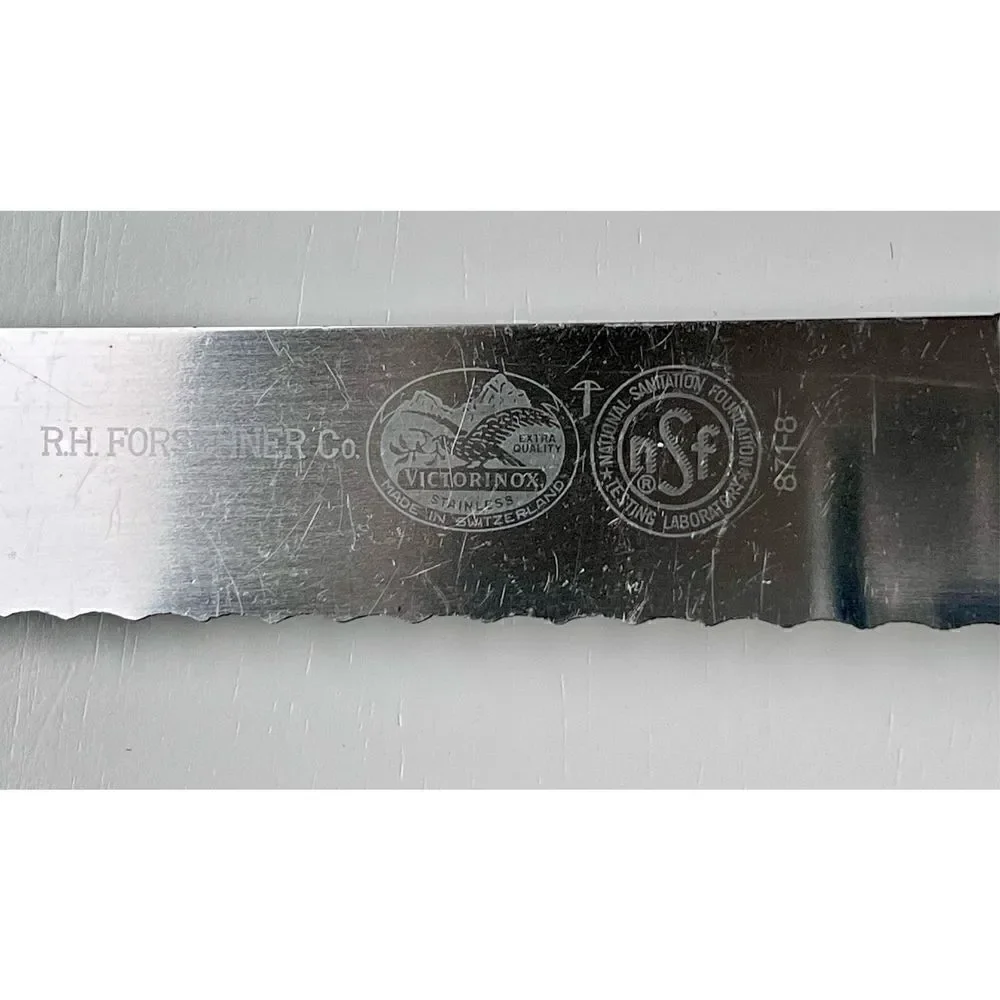 Victorinox Swiss Army Serrated Bread Knife with Fibrox Handle 871-8 NSF